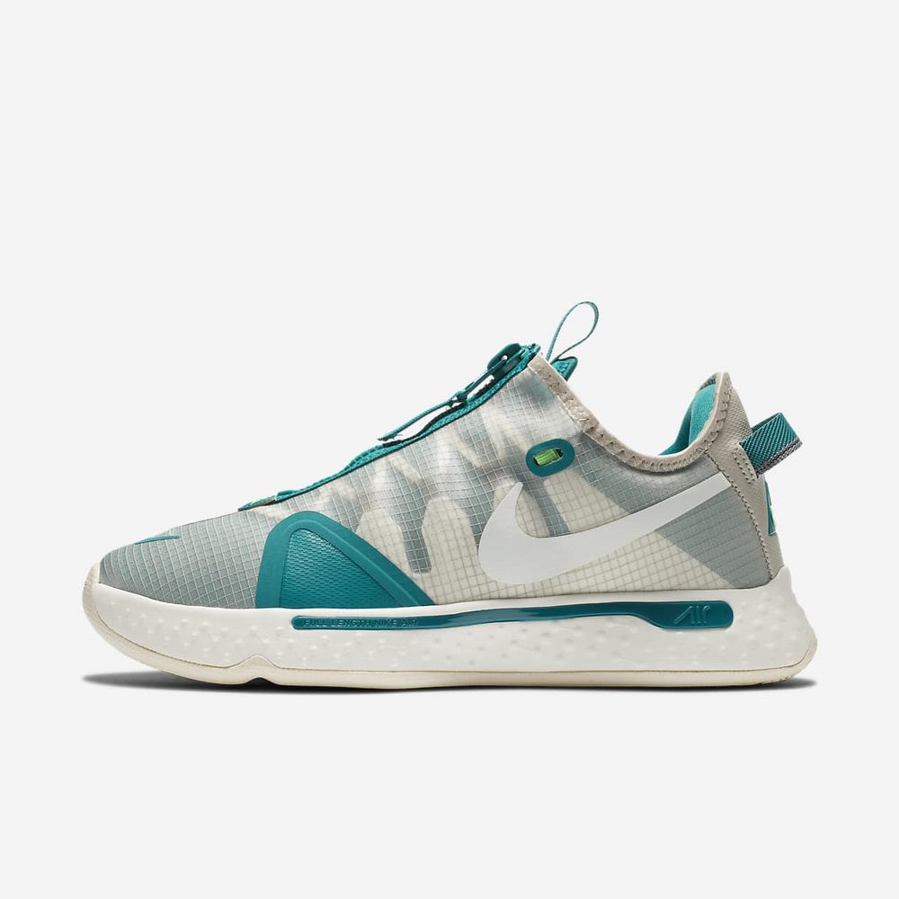 Chaussure De Basket Nike PG 4 PCG Vert 7469-208 String/Cool Grey/Natural/Sail Femme | TQZ-88965047